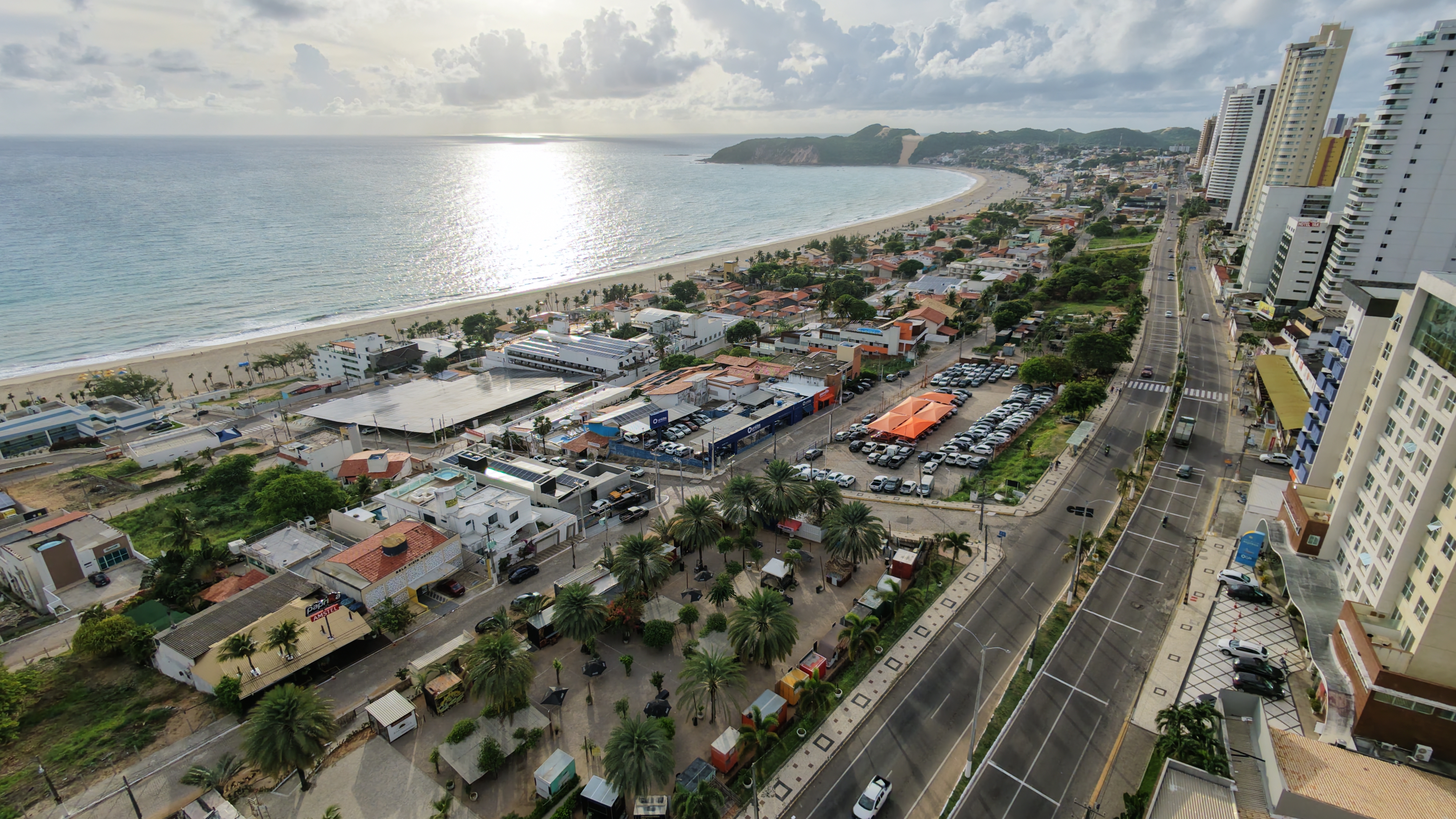Vista panorâmica da praia de Ponta Negra